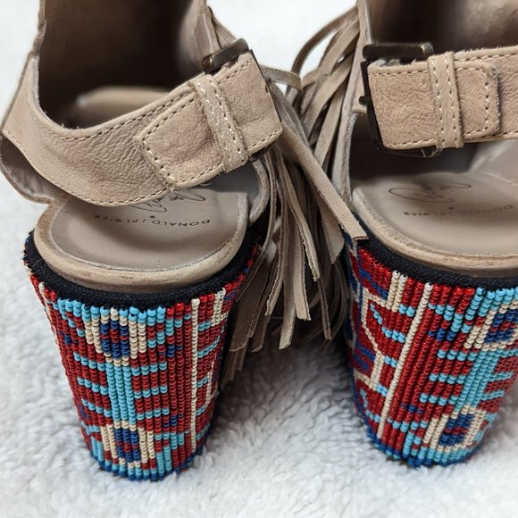 Donald J Pliner Tan Omara Suede Slingback Heels - Size 6 - Picture 5 of 9